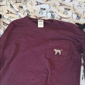 PINK long sleeve blingy shirt